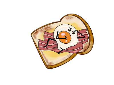 Egg on a toast