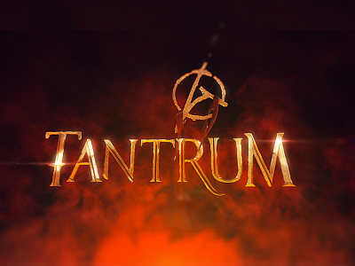 Tantrum Logo logo movie branding movie logo