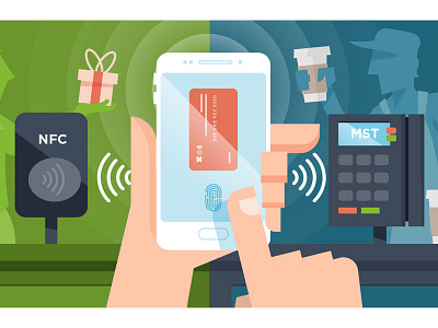 Samsung Pay blog illustration mobile nfc payments