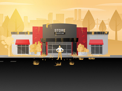 Messy Store Reject building landscape retail