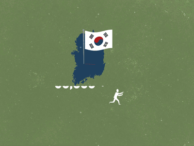 Refugee Stats animation explainer motion north korea refugees stats