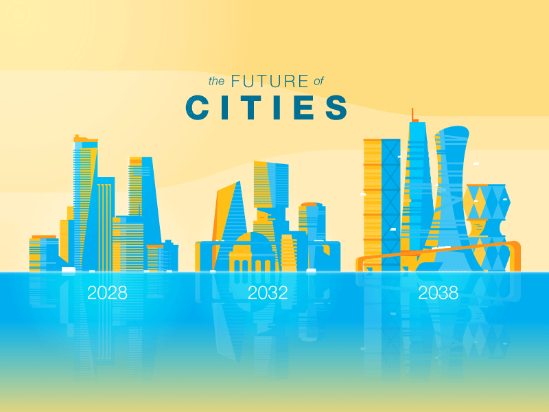 Future Cities city explainer storybaords