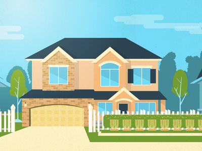 Suburban House architecture buildings explainer explainer video housing neighborhood