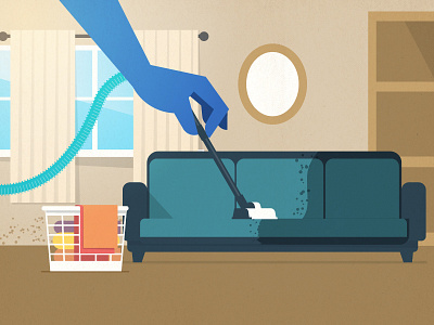 House Cleaning characters explainer explainer video illustration insurance