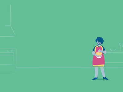 WordPress - Baker's site animation characters explainer video website