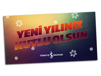 Corporate New Year Greeting E-Card 5 bankasi card ecard is isbank new turkiye year