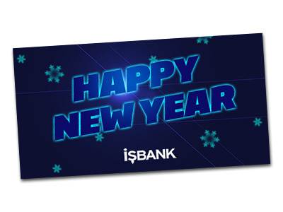 Corporate New Year Greeting E-Card 6 bankasi card ecard is isbank new turkiye year