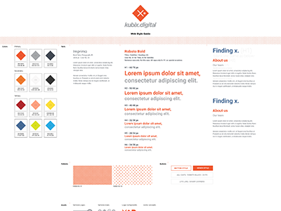 WIP: Kubix Digital - Web Style Guide