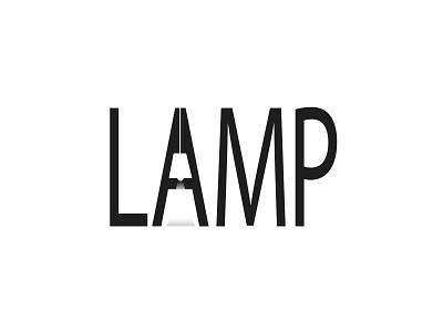 Lamp Logo concept adobe adobe illustrator art brandidentity branding design flatlogo logo logodesign logotype negativespace professional logo typography
