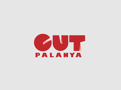 Cut Palanya logo concept adobe illustrator art brandidentity branding design flatdesign flatlogo illustrator logo logomaker logotype negativespace