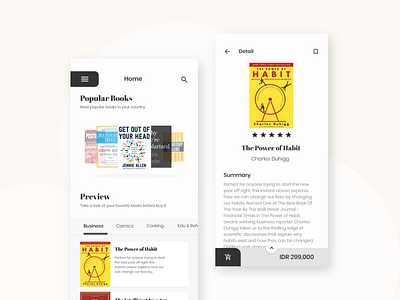 Bookstore App UI