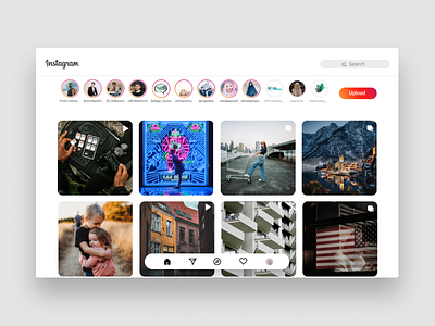 redesign Instagram figma figmadesign instagram design redesign ui