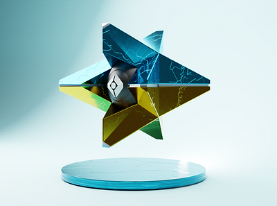 Destiny Ghost Shell 3d blender3d design