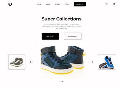 E-commerce Hero Page