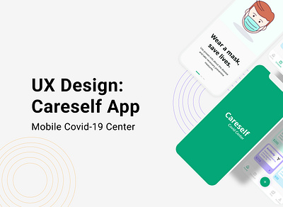 UI/UX Case Study: Covid-19 Test Center Geo-locator app covid19 design product design test ui uiux design ux