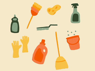 Cleaning Props/Images cleaning digital graphic design props vector