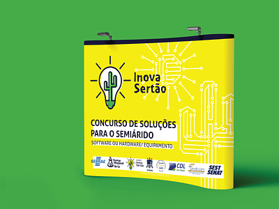 Concurso Inova Sertão banner brand brand design brand identity hardware icon icon design iconography idea innovation software tecnology