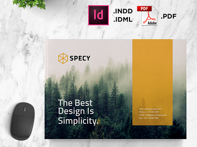 Specy - Creative Business Brochure Template a4 a5 abstract background booklet brochure business catalog company concept corporate cover creative design flyer layout magazine marketing presentation template