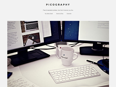 Picography Launch free images photography resources stock