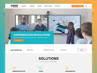 Asbis Solutions communications distributor redesign solutions