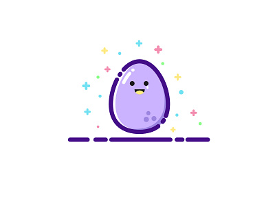 Lonely little egg art branding design icon illustrator logo ui web website