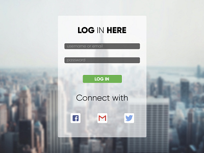 Log In Page