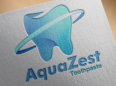 AquaZest Logo brand branding businesscard design illustration logo photoshop