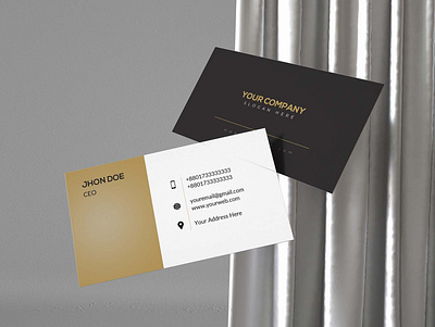 Simple Corporate Business Card Design businesscard design photoshop