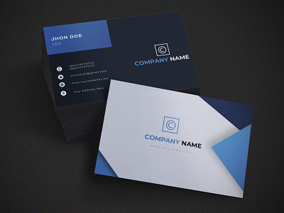 Corporate Business Card Design branding businesscard design photoshop