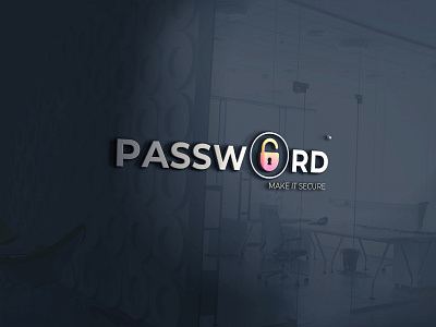 Password Technology Logo brand branding design photoshop