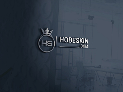 Hobeskin.com logo design illustration logo