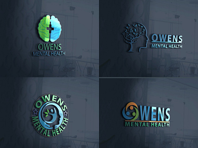 Owens mental hospital logo design illustration logo minimal