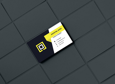 Business card design illustration