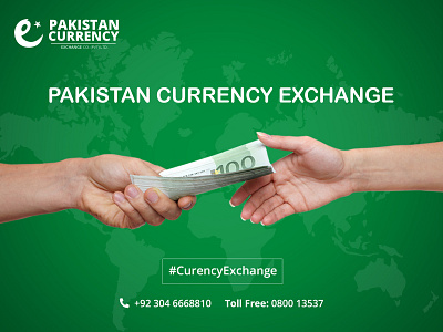 Pakistan Currency Exchange branding design