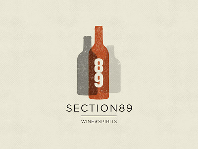 Section 89 Logo alcohol dave gibson listen design listendesign section 89 wine and spirits spirits wine