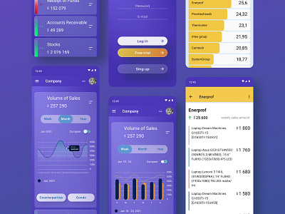 FinPulse design mobile app ui ux