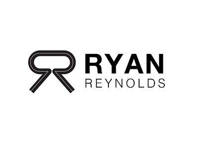 RYAN REYNOLDS LOGO actor adobe adobeillustrator avengers deadpool design designer designs dribble graphicdesign illustration logo logodesign marvel monochrome rayreynolds