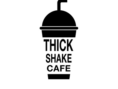 THICK SHAKE CAFE LOGO