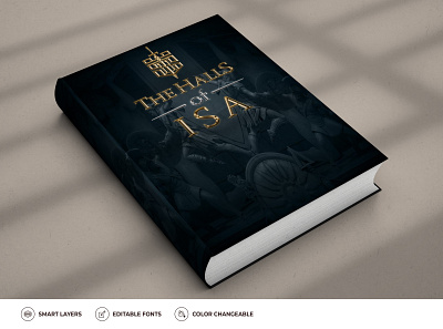 The Halls of ISA book book art book cover book cover art book cover design book cover mockup book covers book design book illustration booklet cover cover art cover design covers ebook cover ebook cover design ebook design ebook layout ebook template ebooks