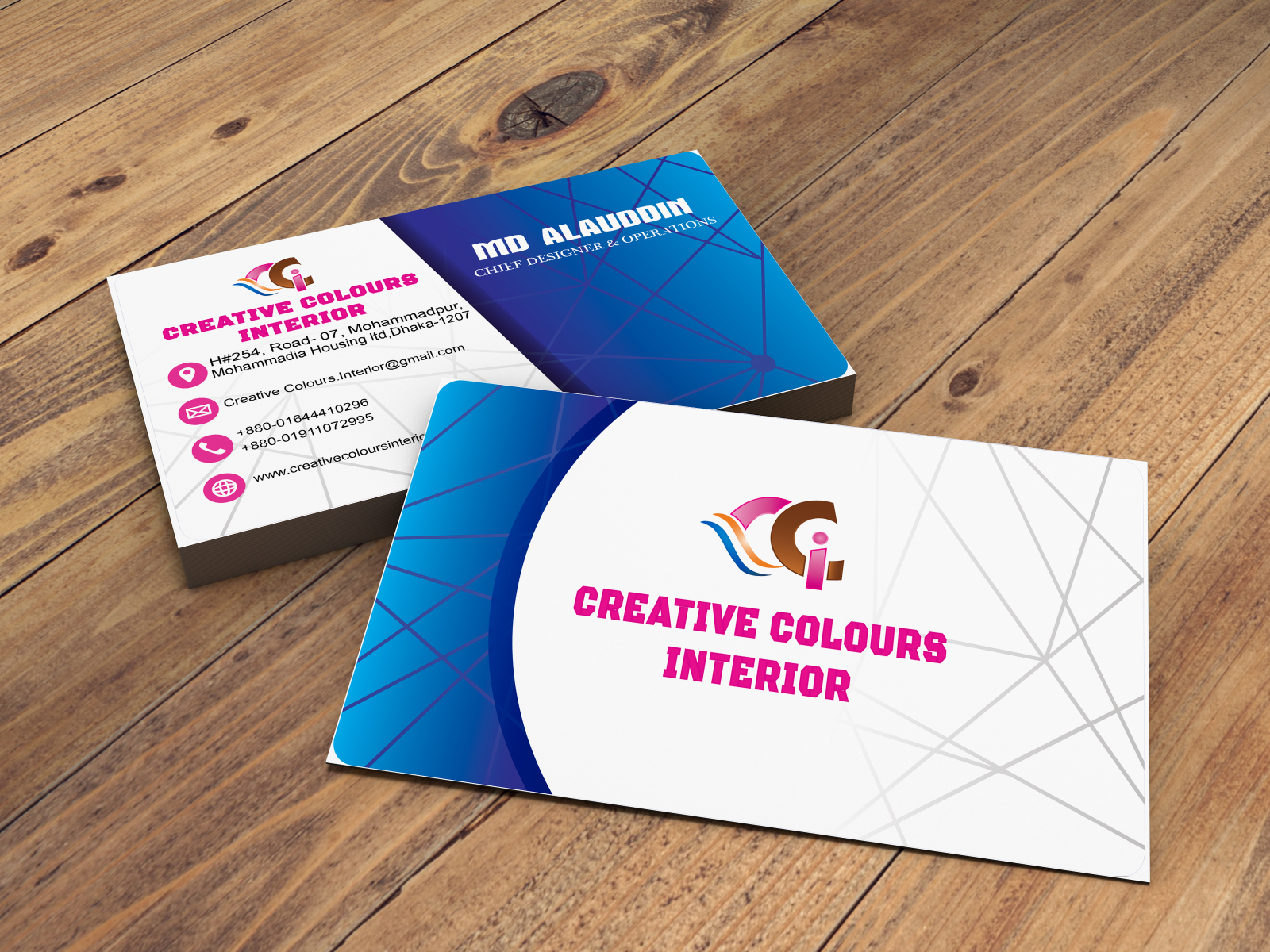 Business Card Design by MD Imtiaj Hossain Saddam on Dribbble