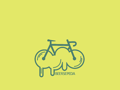 Beersepeda beer branding cycle design icon illustration logo