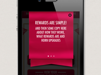 Mobile app rewards popover app iphone mobile popover ribbon