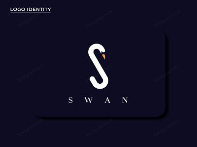 Swan logo design - S letter logo - Branding - Logo identity