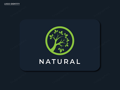 Natural tree logo design - Green tree logo identity brand identity branding branding design design green identity illustrator logo logo design logo design concept logo designer logodesign logomark logos logotype modern logo natural logo tree tree logo vector