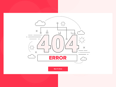 404 - Web page error animation colorscheme dribbble error 404 illustraion interaction design interactive interface user interface vectors web layout