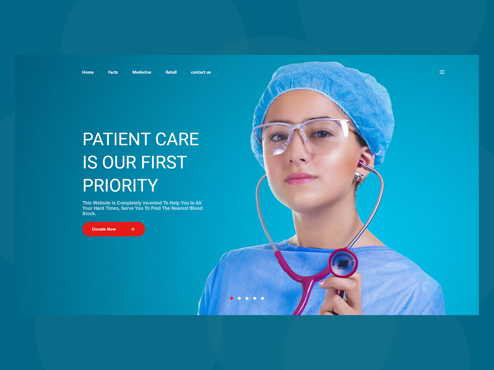 Central Blood Bank website by Ahmed Ghareeb on Dribbble