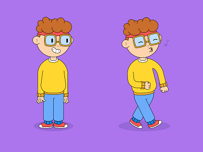 Eddie - vector character flat illustration vector
