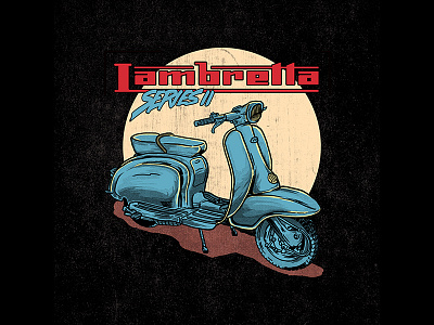 lambretta lambretta motorcycle oldskull scooter tshirt vespa vintage