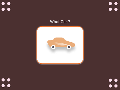 Just a car design flat icon minimal web