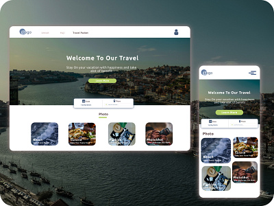Skut Travelling app design flat icon minimal web website
